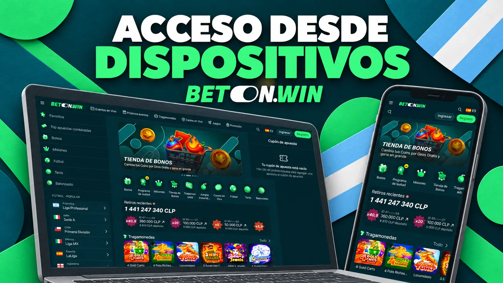 BetOnWin App y acceso desde tus dispositivos